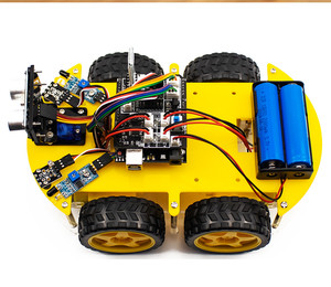 4WD Multi Robot Car Kit aggiornato V2.0 per Robot STEM/programmazione grafica Robot Car per arduinos
