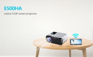Ev sinemaları ve sunumlar için telefon için LED lamba 4K havai projektör ile Android 9.0 taşınabilir projektör - Product Image 6