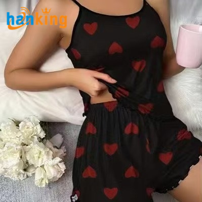 Heart Print 1-Black