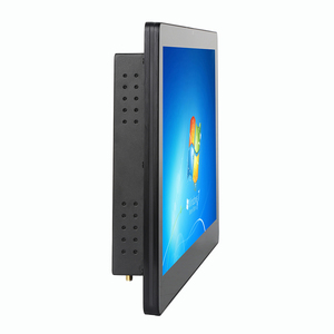 wandhalterung integriert lüfterloser industrieller pc all-in-one-touchscreen panel 17 zoll eingebautes wifi gps 3g 4g ip kamera nfc-modul - Product Image 3
