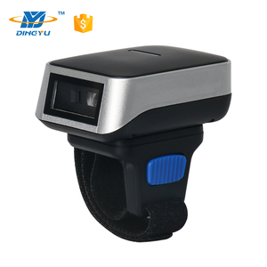 1D 2D Wireless QR Finger Barcode Scanner 1D Ring Mini Wearable Bar <strong>Code</strong> <strong>Reader</strong> Super Fast Scanning for PDF 417 <strong>Data</strong> <strong>Matrix</strong> - Product Image 1