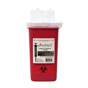 一次性锐器小号塑料笔针头安全盒0.2L 0.5L 1L锐器容器 - Product Image 1