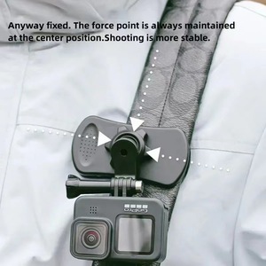KAMPHO 360&deg; Rotation Backpack Clip <strong>Mount</strong> With <strong>1</strong>/<strong>4</strong>&quot; Screw Adapter for GoPro DJI Insta360 and More Action Cameras - Product Image 5