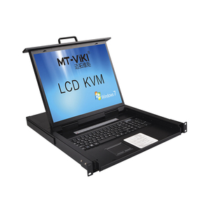 19&quot; <strong>LCD</strong> <strong>KVM</strong> <strong>Switch</strong> 16 Port VGA+16-pack Cables, MT-VIKI 1U Rack <strong>KVM</strong> Console Drawer 16x1,19 Inch <strong>LCD</strong> <strong>KVM</strong> <strong>Switch</strong> - Product Image 1