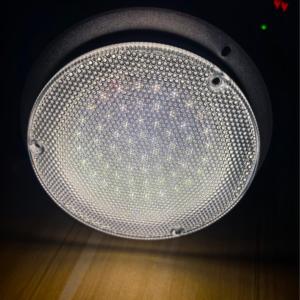 5インチラウンドトレーラー12v引込め<span class=keywords><strong>LED</strong></span>ダウンライトブラシ付きRV天井壁ランプキャラバンオーバーヘッドライトRVトラックキャンピングボート用