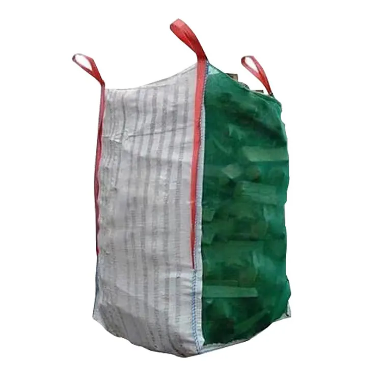 Full Air 1,5 M3 Mesh et bois de chauffage respirant Big Jumbo Bags