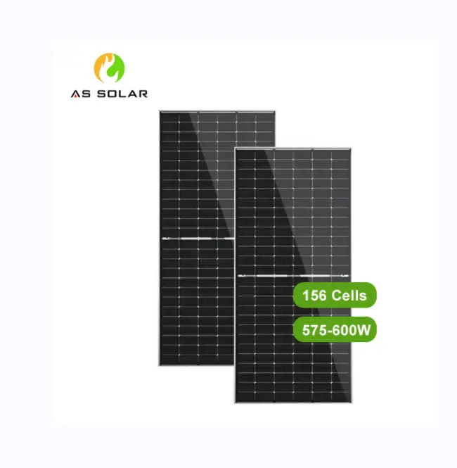 Venda quente boa qualidade espaço salvando 600w meia célula Mono Pv painel solar