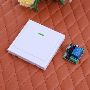 <strong>DC12V</strong> 1CH <strong>Remote</strong> for Clock Aoke RF Momentary <strong>Remote</strong> Control Switches 433mhz Learning Code 10A Relay - Product Image 2