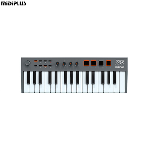 Teclado Midi Usb MIDIPLUS TINY + de alta calidad de 32 teclas, diseño de teclas de mini instrumento, consola de Control de música de grado profesional