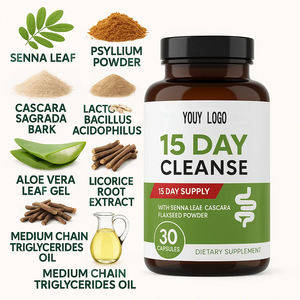 Hochwertige glutenfreie Senna Leaf 15-Tage-Kapseln Colon Cleanse Detox-Kapseln zur Unterstützung der Immunität und zur Unterstützung der Darm gesundheit - Product Image 2