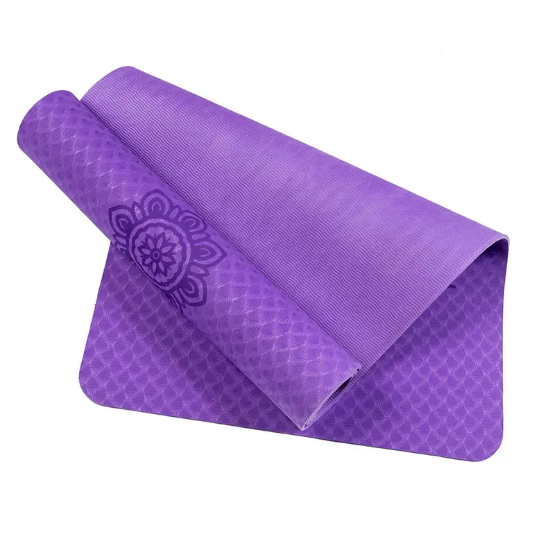 Großhandel extra dick benutzer definierte rutsch feste Boden Yoga-Matte Tpe umwelt freundliche dicke Bodybuilding-Matte Yoga