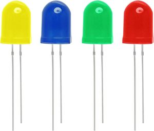 Yuvarlak kafa 20mA 0.06W 5mm Dip Led dağınık yeşil sarı Led diyotlar 660nm - Product Image 1