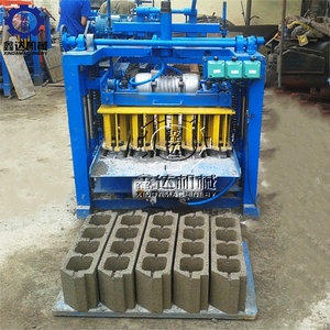 Maquinaria de ladrillo de enclavamiento Manual fijo de hormigón pequeño, producto de bloques huecos para máquina de moldeado de bloques, precio - Product Image 2