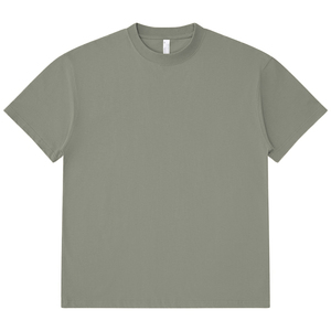 Men's Oversized Knitted T-Shirts with <strong>Drop</strong> Shoulder Custom Logo Printed <strong>on</strong> Plain White <strong>Branded</strong> Short for OEM Short - Product Image 1