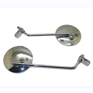 Mới đến gương chiếu hậu xe máy Gương bên xe đạp sửa đổi gương xe máy phổ thông 10.3cm 7cm - Product Image 2