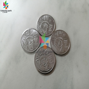 五颜六色的公园定制金属游戏令牌机硬币令牌 - Product Image 3