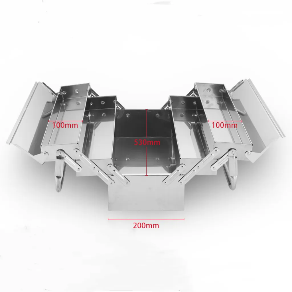 Caja de herramientas de soldadura de alta capacidad y popular Caja de herramientas Trusco Deluxe con múltiples funciones hecha en China