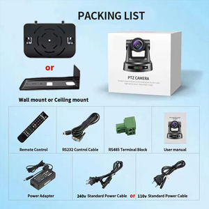 กล้อง PTZ ndi 30X ประชุม4K vobs ผสมใช้อินเทอร์เน็ตจอยสติ๊กควบคุมระบบการประชุม POE - Product Image 5