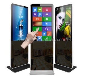 Напольный ЖК-экран для компьютера, 4К UHD 55 дюймов, сенсорный экран для рекламного киоска, терминал самообслуживания - Product Image 1
