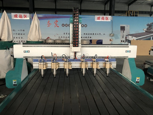 4轴旋转多头智能加工Cnc路由器，用于带1.5kw主轴的3D木工木桌腿 - Product Image 4