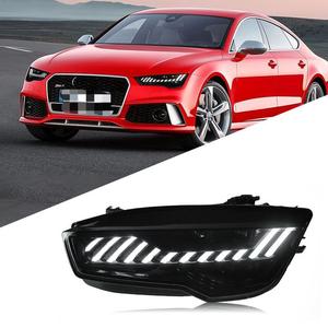 Audi A7 2011-2018 için modifiye All-LED farlar tak ve çalıştır otomotiv aydınlatma sistemi yüksek kaliteli farlar - Product Image 1