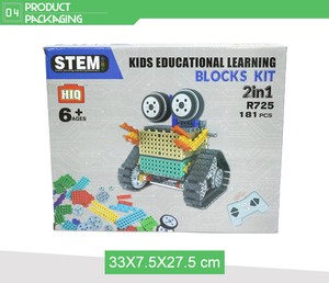 2 in1 RCロボットキット教育用子供用おもちゃビルディングブロックレンガ - Product Image 5