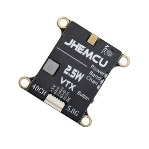 JHEMCU 2.5W VTX 5.8G 40CH可调FPV发射器4k内置麦克风散热器，适用于2-6s 30x 30mm毫米遥控飞机远程 - Product Image 1