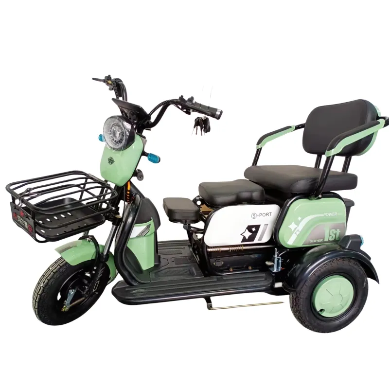 高齢者向けミニ電動バイク用新モデル折りたたみ3輪電動スクーター500 Wレジャー電動三輪車