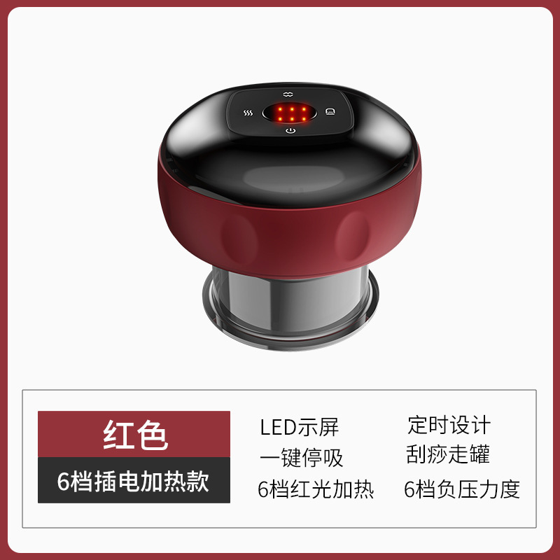Rouge, six vitesses, rechargeable.