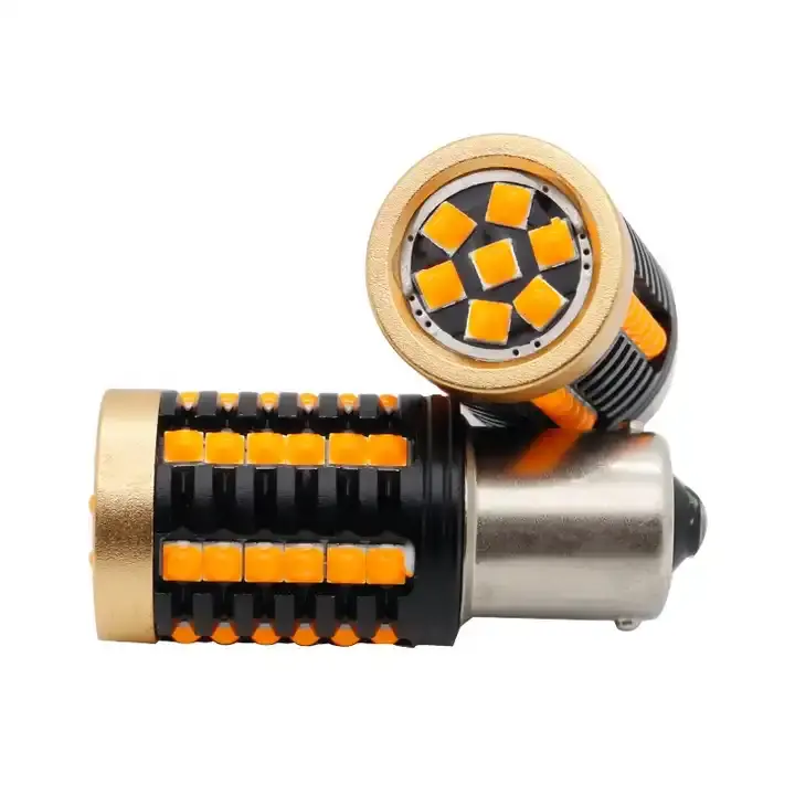 Süper parlak led sinyal lambası park ampuller 1156 7440 43SMD araba spot far işık aksesuarları