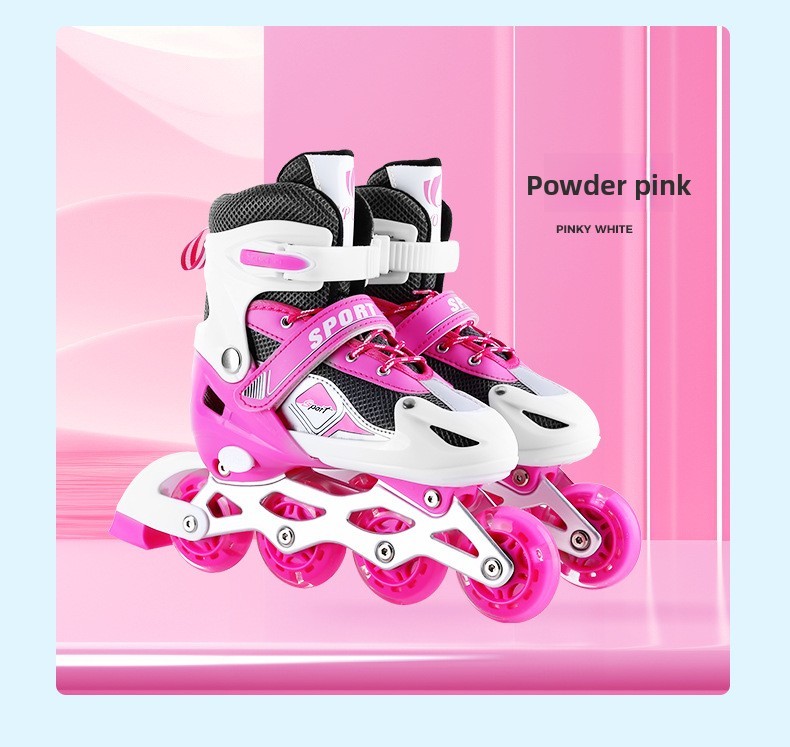 Un par de zapatos rosas con purpurina