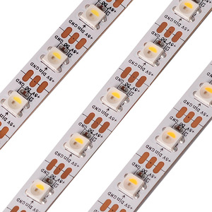 SK6812 DC5V SMD5050 RGBW 4in1 60LEDS/M 10mm Width 14w/m Dream Color Addressable Digital Pixel Magic SPI Led Strip Light