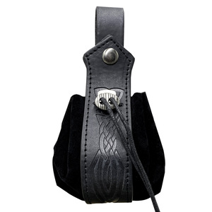 Cinturón de cuero PU vikingo medieval, bolso con cordón de cuero Unisex, monedero, accesorio de disfraz de fiesta, bolsa de almacenamiento