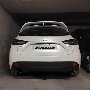 Mazda <span class=keywords><strong>3</strong></span> Axela 2014-2018 Hatchback araba işıkları için yüksek kalite LED yuvarlak tasarım arka lambası montaj iyi satmak en iyi aksesuarları