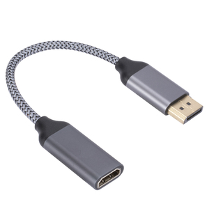 Justlink DP <strong>to</strong> <strong>HDMI</strong> Adapter 4K60Hz DisplayPort <strong>to</strong> <strong>HDMI</strong> Video Adapter Aluminum Shell DP Male <strong>to</strong> <strong>HDMI</strong> Female Cable for Monitor - Product Image 5