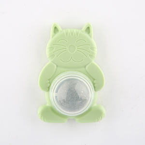 Venta caliente pura hoja de menta Natural Material cubierta diseño 360 rotación Catnip bola juguete gato Nip juguete
