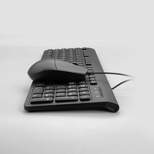 KMC-112UL Mute Button New Private USB Wired Chocolate Slim Keys <strong>Computer</strong> <strong>Keyboard</strong> &amp; <strong>Mouse</strong> Combo for Gaming/Office <strong>Use</strong>