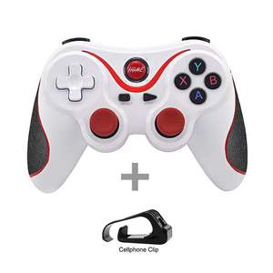 X3 Wireless BT Gamepad Joystick Gamepad Controller con supporto Clip per Android telefono cellulare, PC e Tablet