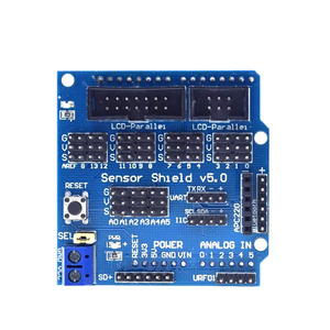 V5 Sensorschild Erweiterungsplatte Schild für Arduino UNO R3 V5.0 elektronisches Modul Sensorschild V5 Erweiterungsplatte