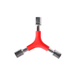 Three-pronged sleeve-Red