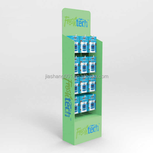 Подгонянный гофрированный дисплей POP Printing Pegboard для розничной торговли POS картонный стенд с крючками - Product Image 2