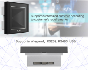 Zugangs kontrolle für QR-Code-Leser 13,56 MHz IC-Kartenleser RS232 RS485 Wiegand 26 34 TCP IP-RFID-Tastatur zugriffs kontrolle - Product Image 4