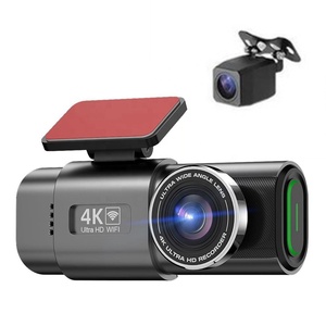 Mini 4K WiFi GPS Dash Cam anteriore e posteriore doppia fotocamera 2160P Monitor di parcheggio H.265 codifica Video per auto veicoli