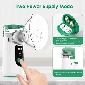 Wholesale Digital Mesh Nebulizador Electric Inhaler Handheld Quiet Micro Ultrasonic Portable Nebulizer - Product Image 6