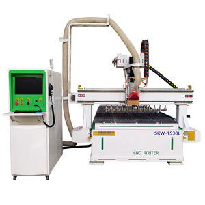 Atc Auto Be-und Entladen Cnc Wood Router Machine Automatisches Laden und Entladen von Atc Cnc Router mit Bohrbank - Product Image 2