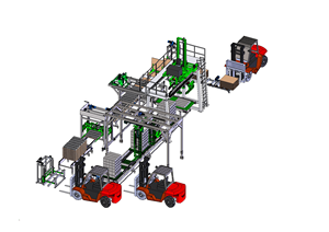 Apilador robótico automático, máquina paletizadora, componentes hidráulicos de núcleo PLC para línea de producción de bloques de hormigón a base de cemento - Product Image 6