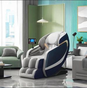 יוקרה מודרנית גוף מלא עור שיאצו recliner אפס כבידה עם לחץ אוויר תכונה עבור עיסוי צוואר ורגליים