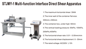 STJMY-1 <strong>Multi</strong> <strong>Function</strong> Interface Direct Shear Apparatus <strong>Machine</strong> Instruments Equipment to <strong>test</strong> Resisting Shear - Product Image 2