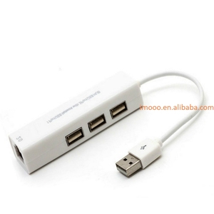 Factory Price <strong>USB</strong> <strong>Ethernet</strong> <strong>Adapter</strong> Sample Available <strong>USB</strong> Hub to RJ45 Lan Network Card with 3 Port <strong>USB</strong> 2.0 HUB