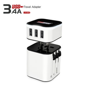 Ce Rohs FccLvd証明書4In1急速充電壁充電器オールインワンマルチプラグユニバーサルトラベルアダプタープラグ - Product Image 1